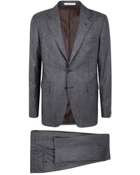 Tagliatore - Single-Breasted Wool Suit - Lyst