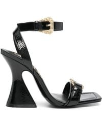 Versace - 110mm Buckle-detail Sandals - Lyst