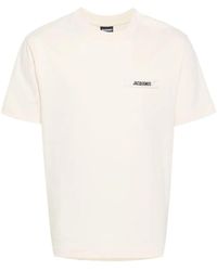 Jacquemus - T-Shirt With Logo Patch - Lyst