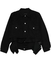 Sacai - レイヤード デニムジャケット - Lyst