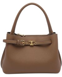 Tod's - T Signature Leren Mini-Handtas - Lyst