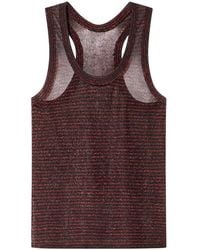 Isabel Marant - Cevara Striped Lurex Knit Tank Top - Lyst