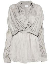 ANDAMANE - Gathered Dress - Lyst