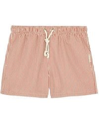 GASSA D'AMANTE - Striped Drawstring Swim Shorts - Lyst