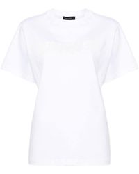 Mugler - T-shirt en coton à logo imprimé - Lyst