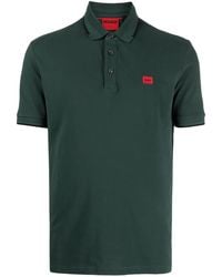HUGO - Deserino 232 Piqué Katoenen Poloshirt - Lyst
