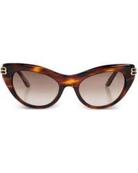 Balenciaga - Tortoiseshell-Effect Cat-Eye Sunglasses - Lyst