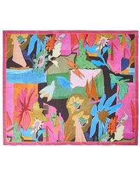 Paul Smith - River Collage Schal Mit Blumen-Print - Lyst