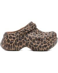 Crocs™ - Bae Animal-Print Platform Clogs - Lyst