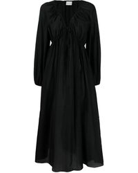 Matteau - V-Neck Midi Dress - Lyst