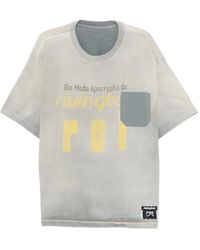RIVINGTON roi Rebis - Graphic-Print Pocket-Detail Cotton T-Shirt - Lyst