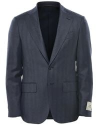 Corneliani - Two-Button Single-Breasted Blazer - Lyst