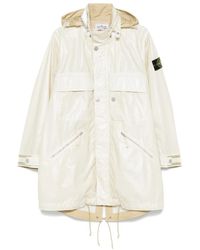 Stone Island - Logo-Patch Parka - Lyst