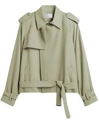 Frankie Shop - Mantel Mit Gürtel - Lyst