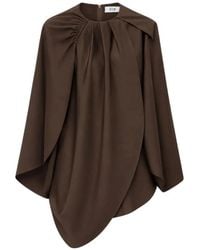 ELEH - Draped Asymmetric-Hem Top - Lyst