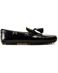 Car Shoe - Tassel-Detail Leather Loafers - Lyst