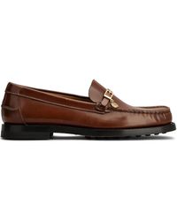 Tod's - Logo-Charm Loafers - Lyst
