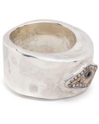Rosa Maria Ring mit Diamanten und Saphir - Mettallic