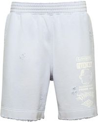 Givenchy - New Board Cotton Track Shorts - Lyst