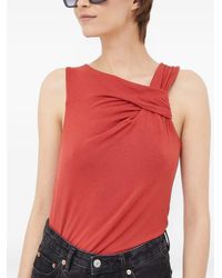 DKNY - Twist-Detail Sleeveless Top - Lyst