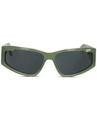 Off-White c/o Virgil Abloh - Round-Frame Shield-Effect Sunglasses - Lyst