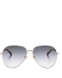Chloé - Gradient Pilot-frame Sunglasses - Lyst