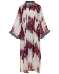Devotion - Freesia Patterned V-Neck Dress - Lyst