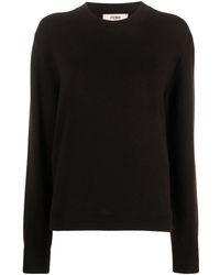 Fendi - Pullover mit rundem Ausschnitt - Lyst