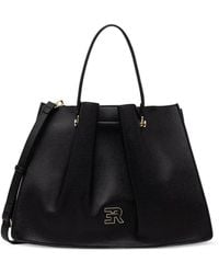 ERMANNO FIRENZE - Logo-Plaque Pleated Tote Bag - Lyst