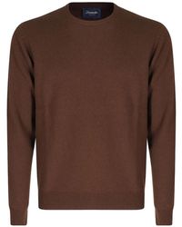 Drumohr - Crew-Neck Long-Sleeved Sweater - Lyst