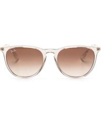 Ray-Ban - Erika ラウンドフレーム サングラス - Lyst