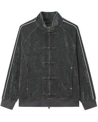 FIVE CM - Corduroy-Effect Frog-Fastening Sweatshirt - Lyst