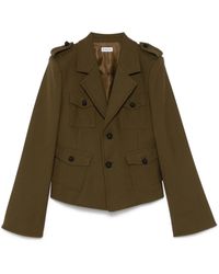 Burberry - Chaqueta con solapas de muesca - Lyst