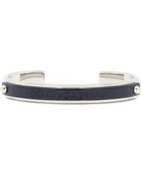 Dolce & Gabbana - Logo-Debossed Two-Tone Bracelet - Lyst
