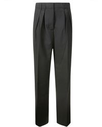Rohe - Pleated Slim-Fit Trousers - Lyst