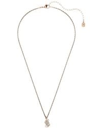Swarovski - Swan Crystal-Embellished Pendant Necklace - Lyst