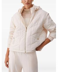 Liu Jo - Quilted Jacket With Hood - Lyst