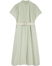 Jil Sander - ベルテッド ドレス - Lyst