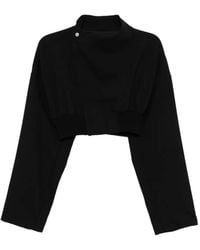 Rick Owens - Cropped Wool Jacket - Lyst