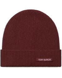 Tory Burch - Ribbed Knit Hat - Lyst