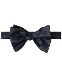 Brunello Cucinelli - Cotton And Silk Satin Bow Tie - Lyst