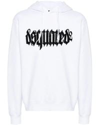DSquared² - Logo-Appliqué Cotton Hoodie - Lyst