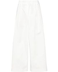 Closed - Pantalones capri con pinzas - Lyst