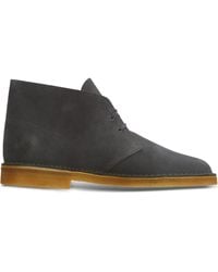 Clarks - Suede Desert Boots - Lyst