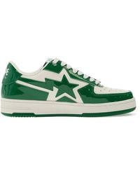 A Bathing Ape - Bape Sta #1 Star Lace-Up Sneakers - Lyst