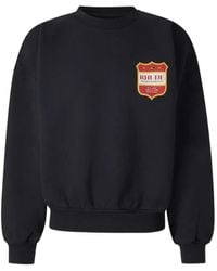 Rhude - Crew Neck Sweatshirt - Lyst