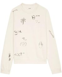 Zadig & Voltaire - Graphic-Print Sweatshirt - Lyst