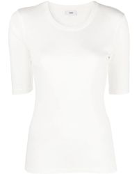 Closed - Round-Neck Short-Sleeved T-Shirt - Lyst