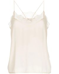 Stella Nova - Camisole-Top Aus Seide - Lyst
