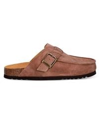 Scholl - Mules Ethan En Daim À Boucle - Lyst